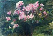 Charles-Amable Lenoir Study of Azaleas oil painting